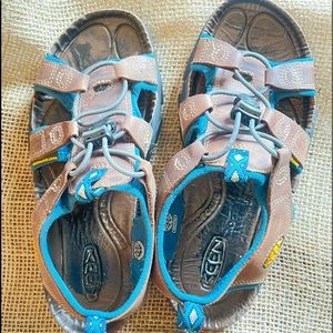 KEEN WOMEN’S LEATHER SPORT SANDAL — EUC